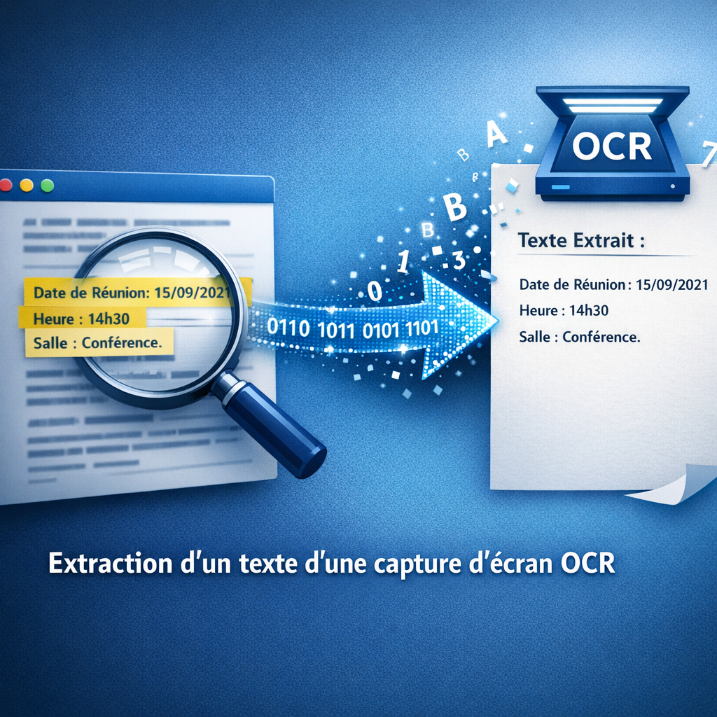 Extraire le texte d'une capture d'écran OCR